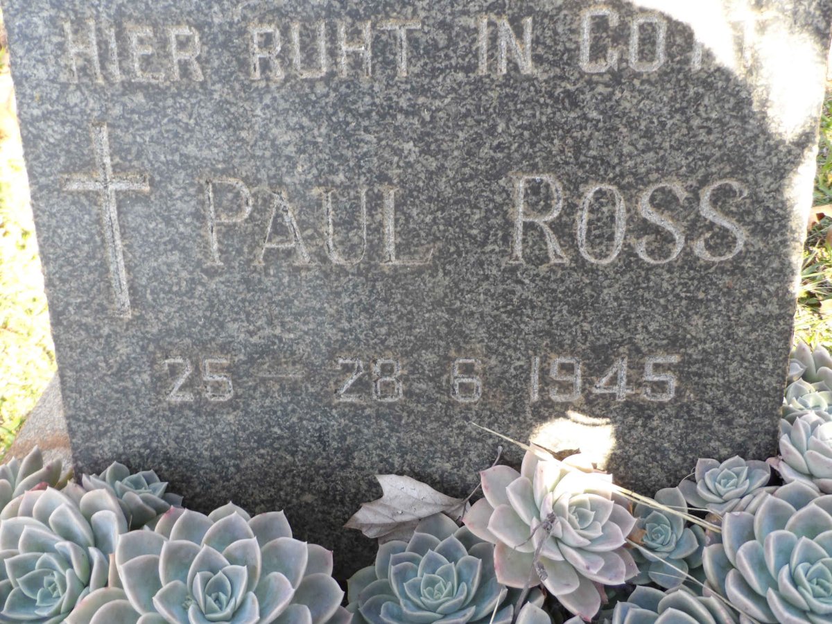 ROSS Paul 1945-1945