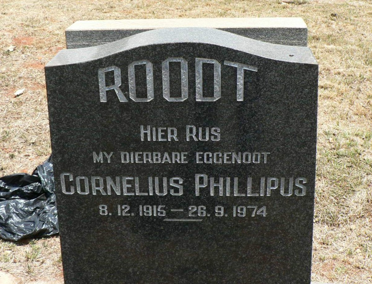 ROODT Cornelius Phillipus 1915-1974
