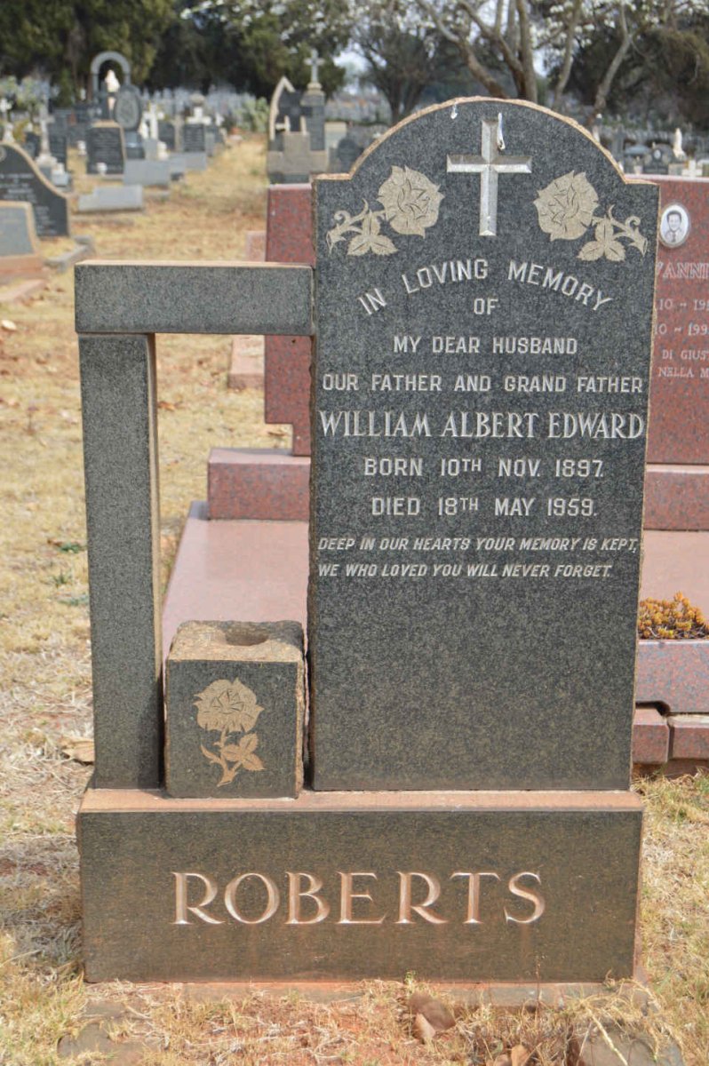 ROBERTS William Albert Edward 1897-1959