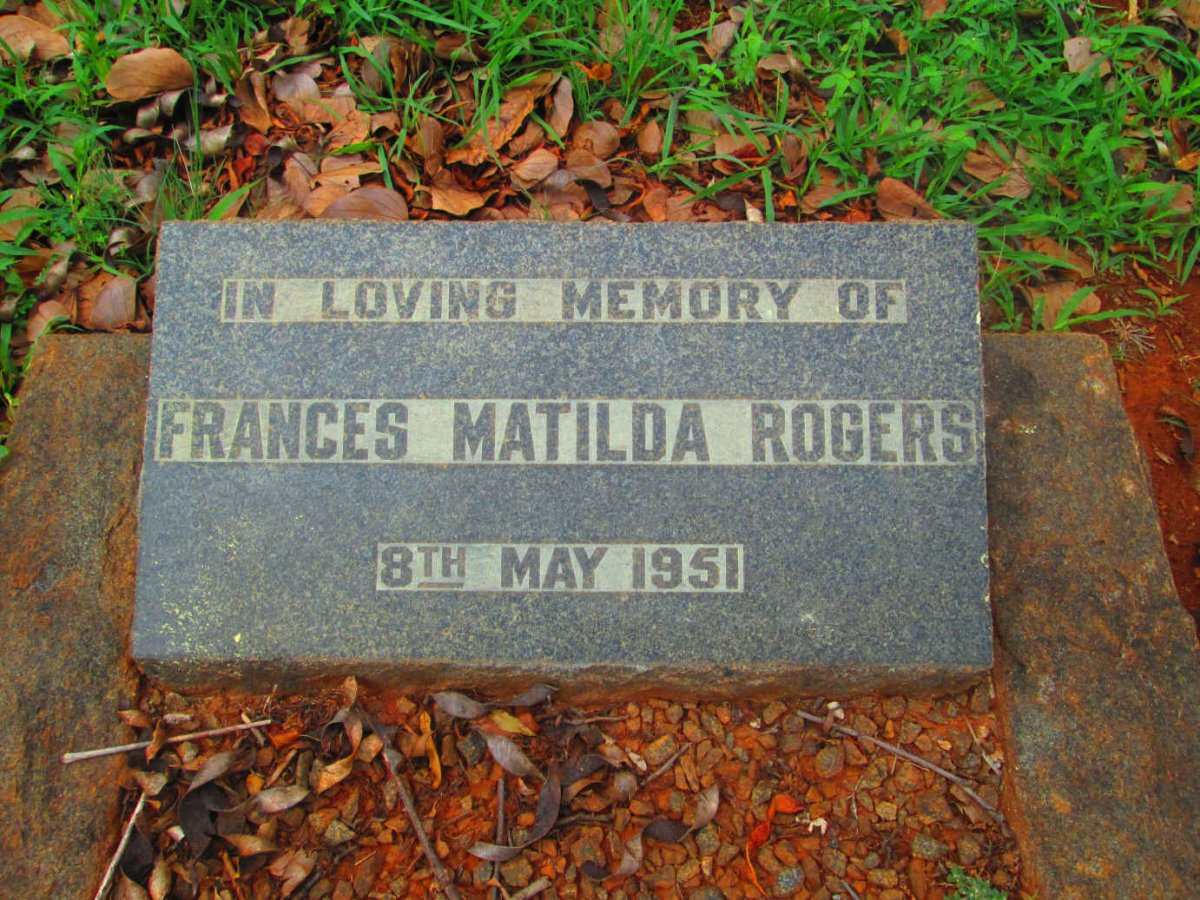 ROGERS Frances Matilda -1951