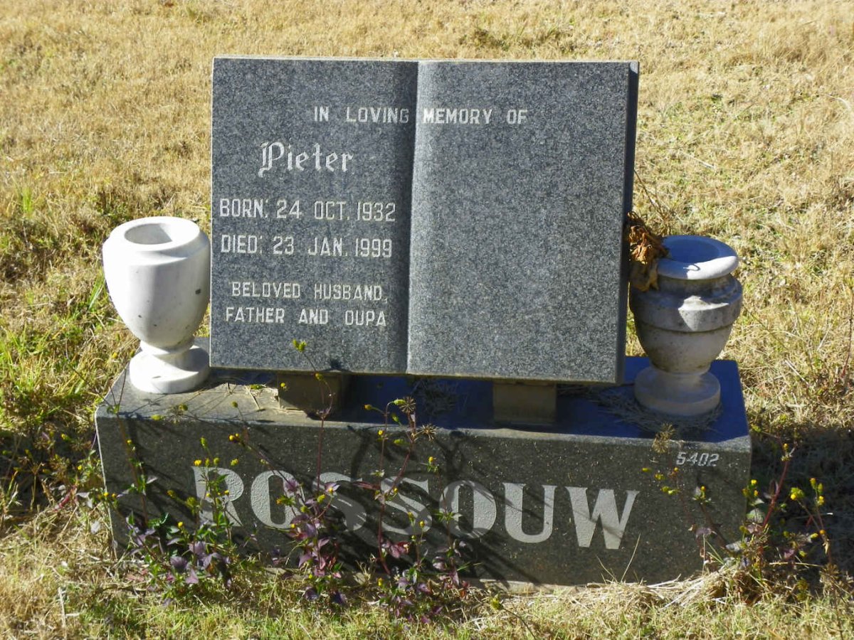 ROSSOUW Pieter 1932-1999