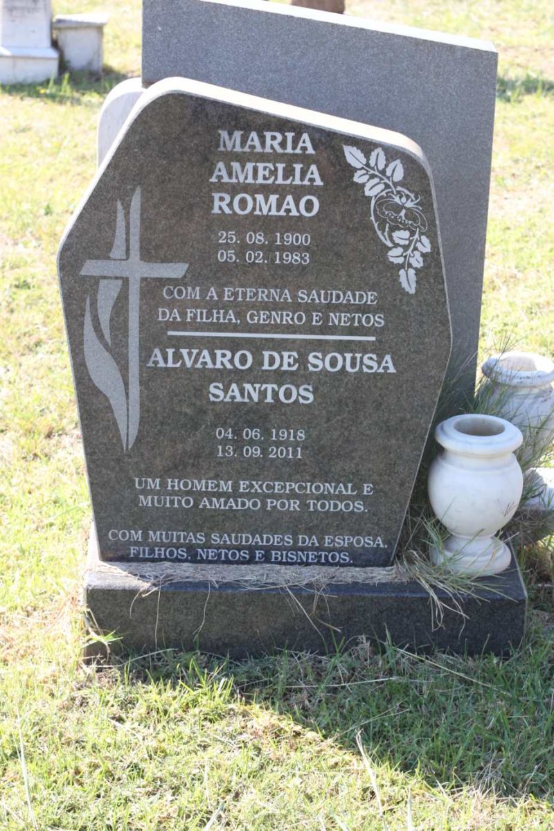 ROMAO Maria Amelia 1900-1983 :: SANTOS Alvaro De Sousa 1918-2011