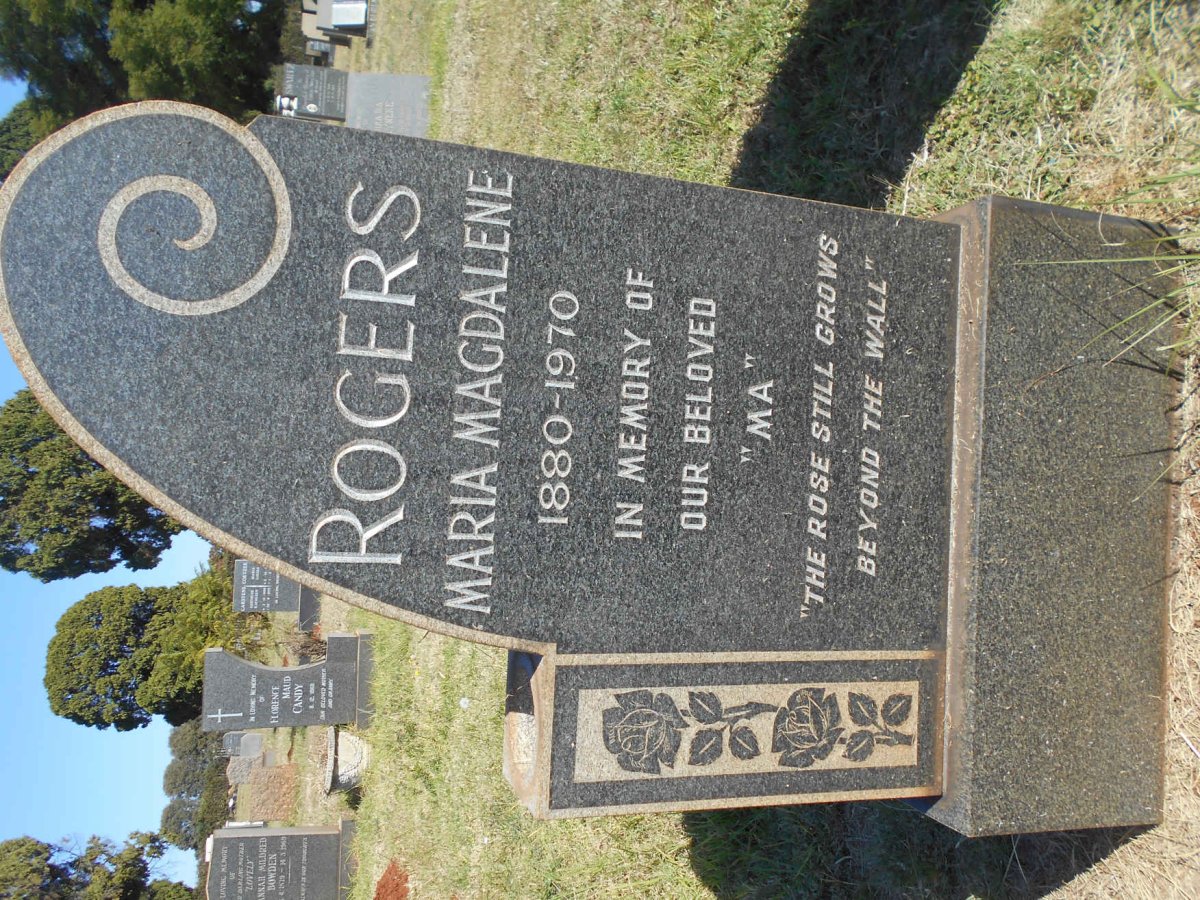ROGERS Maria Magdalene 1880-1970