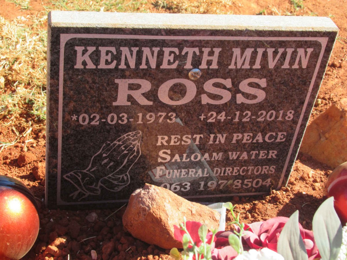 ROSS Kenneth Mivin 1973-2018