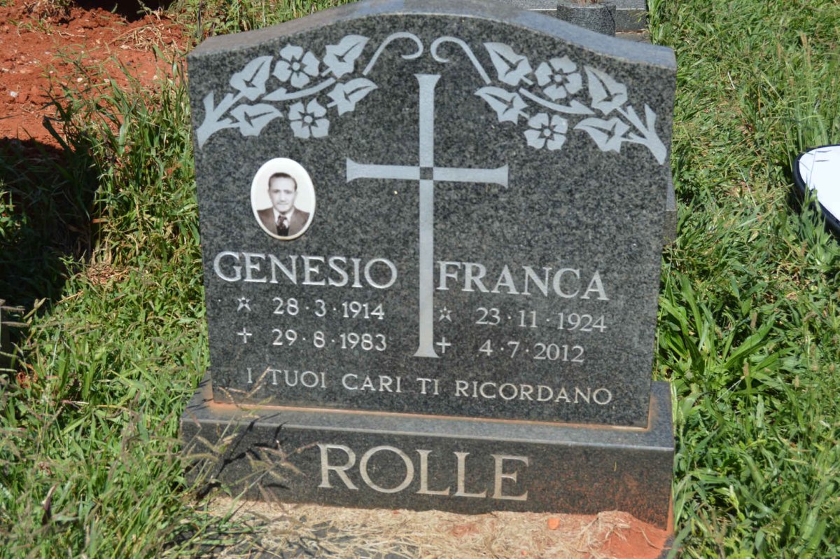 ROLLE Genesio 1914-1983 &amp; Franca 1924-2012