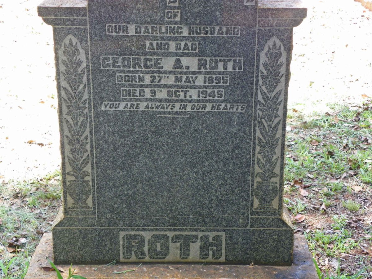 ROTH George A. 1895-1945