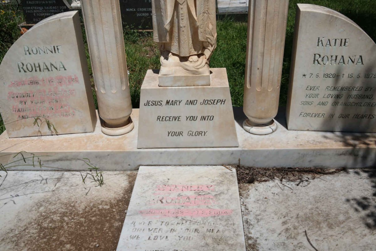 ROHANA Ronnie 1916-1990 &amp; Katie 1920-1975 :: ROHANA Stanley 1952-2004