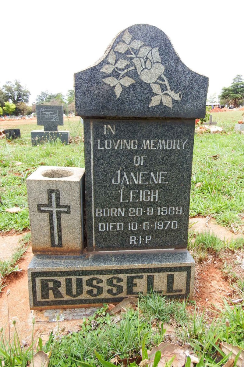 RUSSELL Janene Leigh 1969-1970