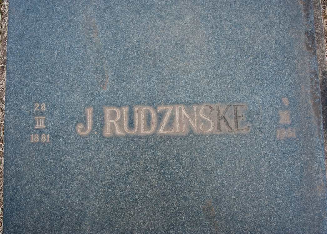 RUDZINSKE J. 1881-1961