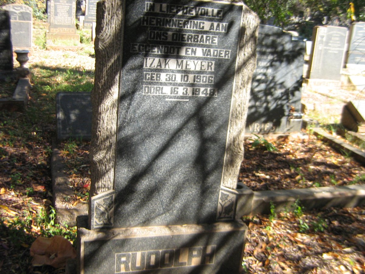 RUDOLPH Izak Meyer 1906-1948