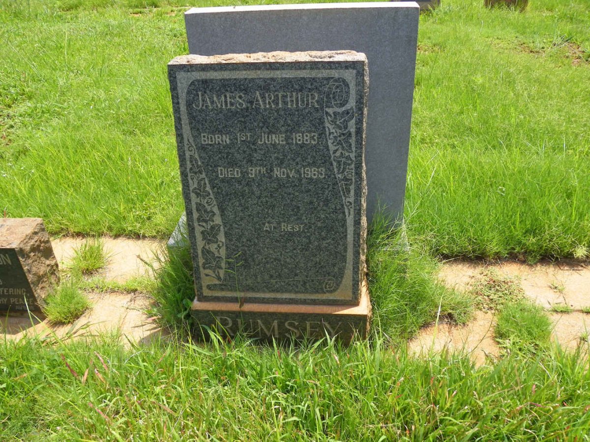 RUMSEY James Arthur 1883-1963