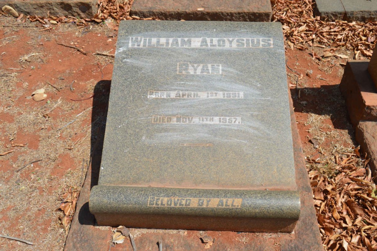 RYAN William Aloysius 1891-1957