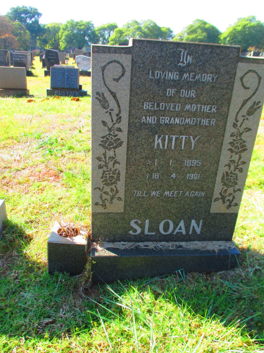 SLOAN Kitty 1895-1981