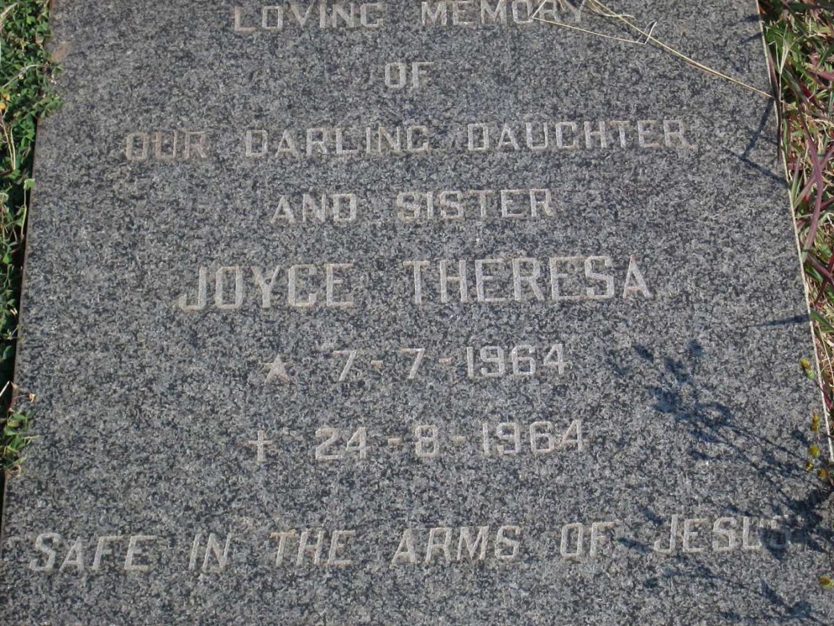 SLEEP Joyce Theresa 1964-1964