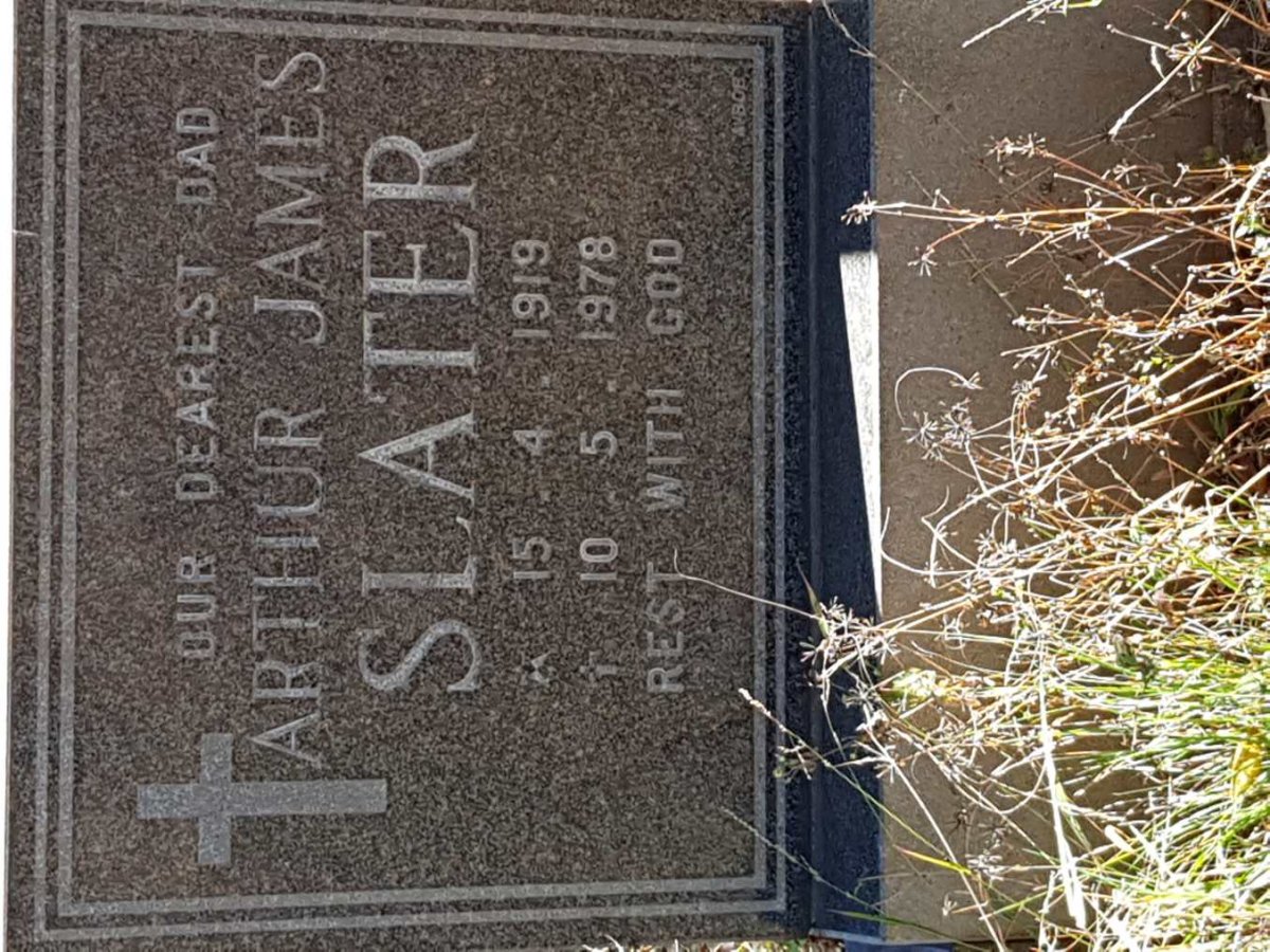 SLATER  Arthur James 1919-1978