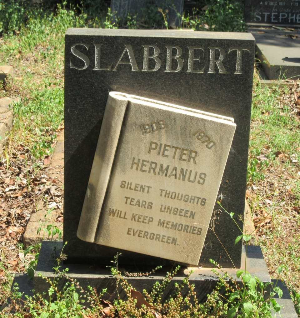 SLABBERT Pieter Hermanus 1908-1970