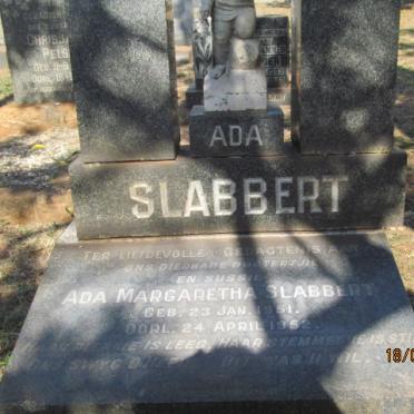 SLABBERT Ada Margaretha 1951-1952