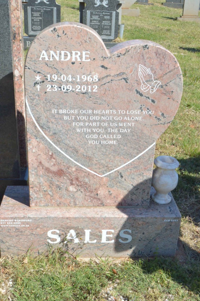 SALES Andre 1968-2012