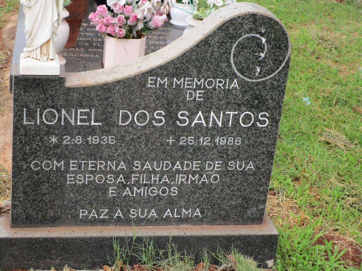 SANTOS Lionel, dos 1935-1986