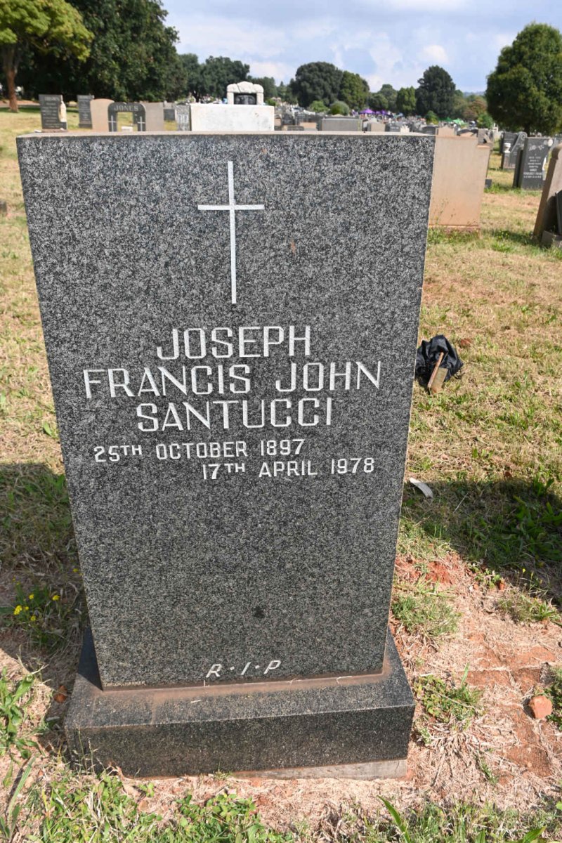 SANTUCCI Joseph Francis John 1897-1978