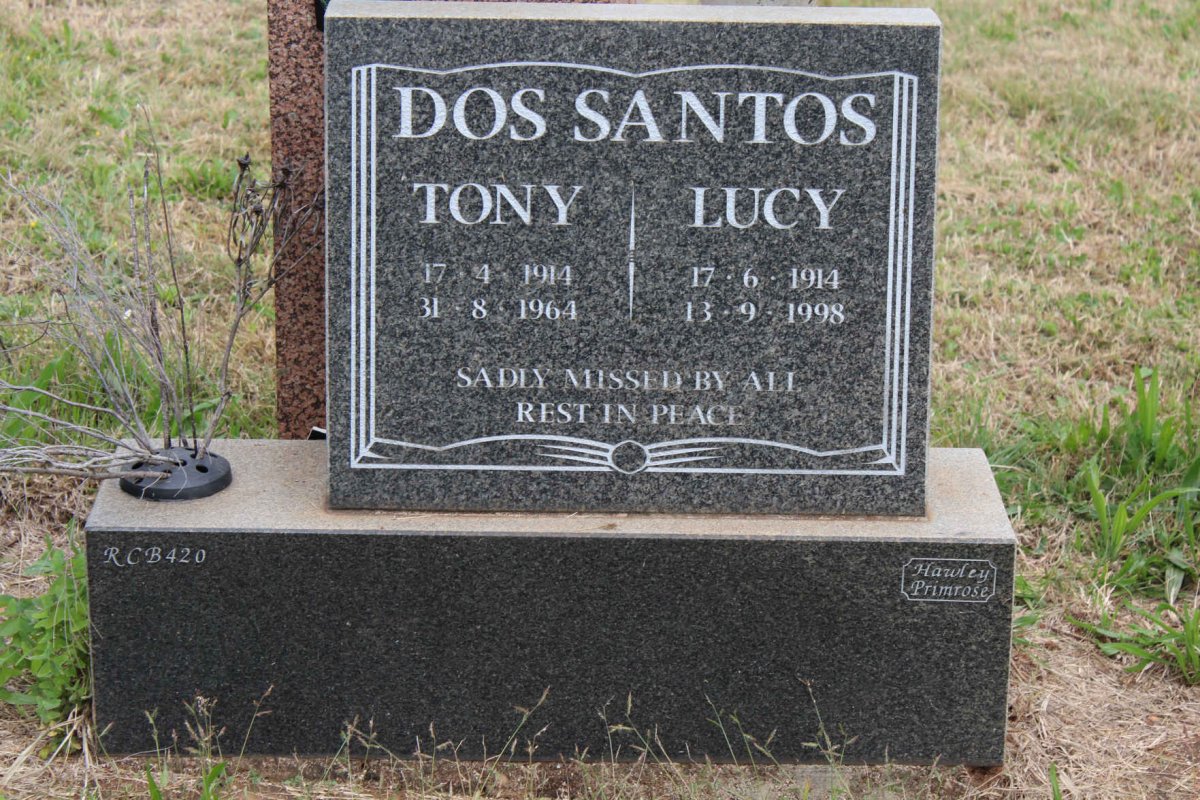 SANTOS Tony, dos 1914-1964 &amp; Lucy 1914-1998
