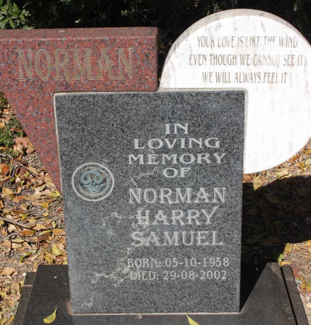 SAMUEL Norman Harry 1958-2002