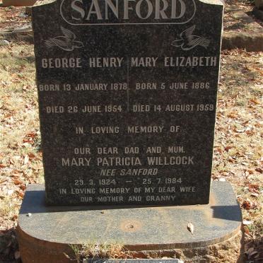 SANFORD :: WILLCOCK