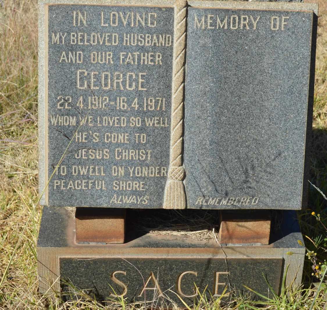 SAGE George 1912-1971