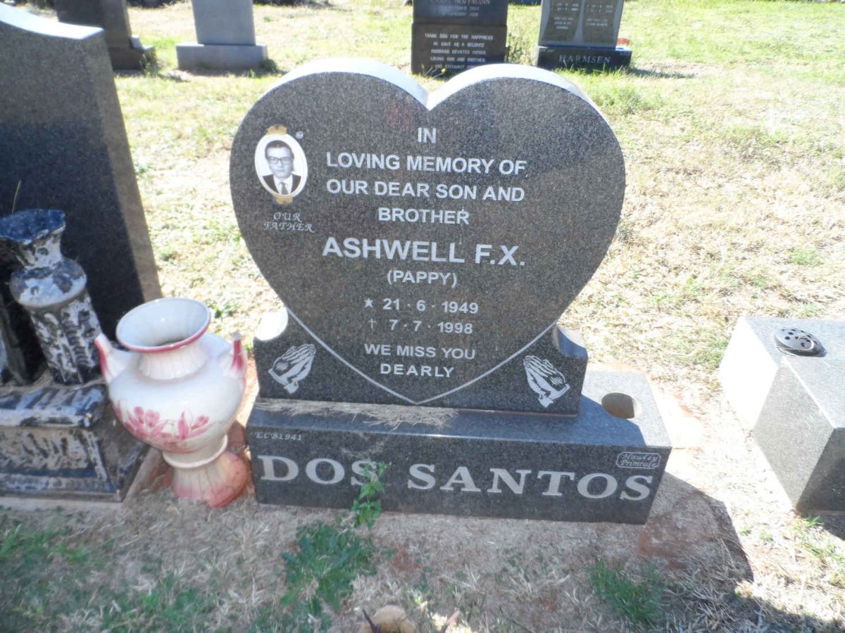 SANTOS Ashwell F.X., dos 1949-1998