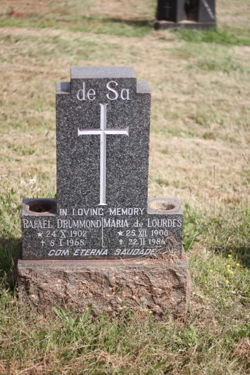 SA Rafael Drummond, de 1902-1968 &amp; Maria de Lourdes 1900-1986