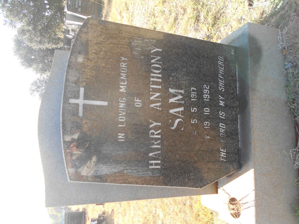 SAM Harry Anthony 1917-1992