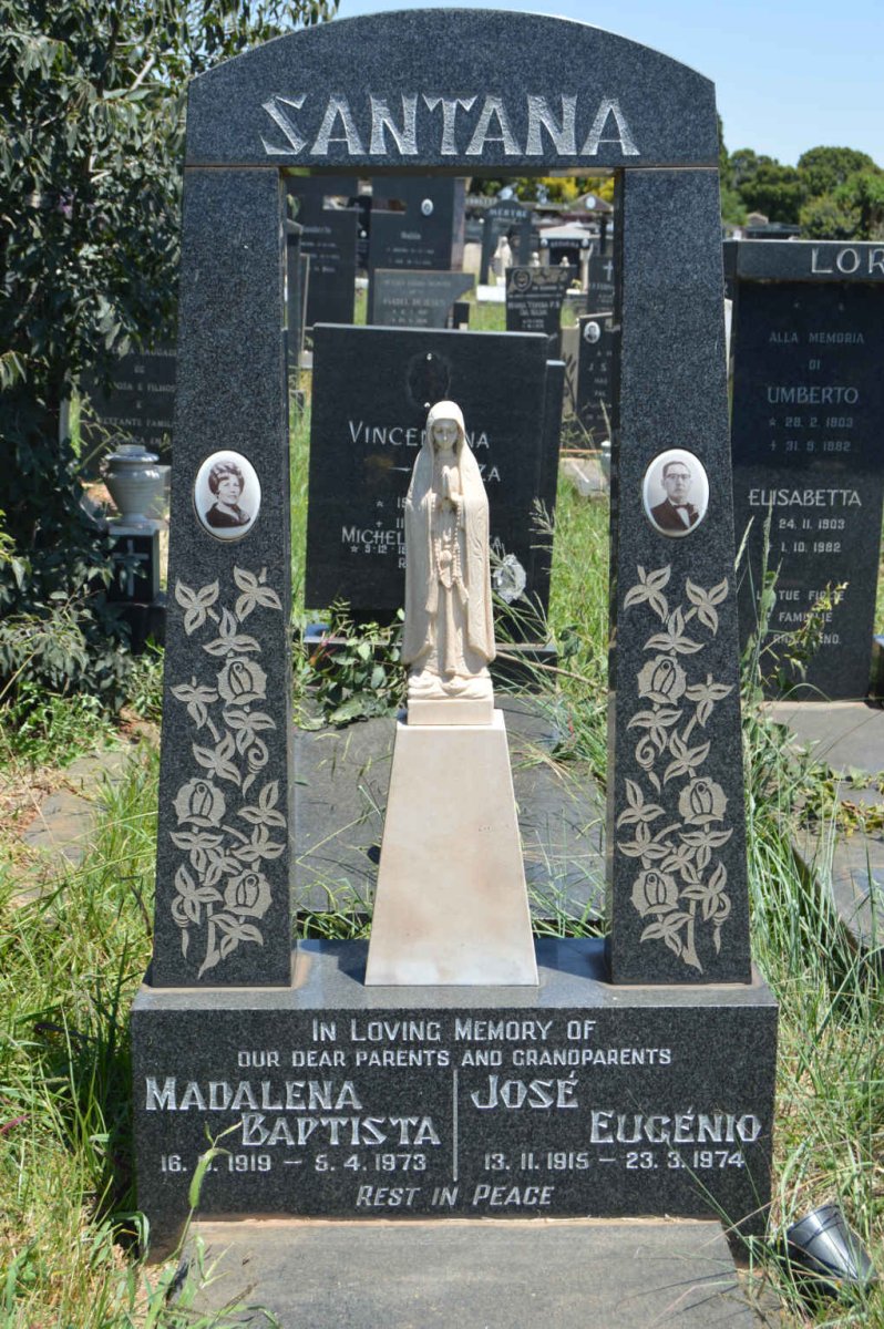SANTANA Jose Eugenio 1915-1974 &amp; Madalena Baptista 1919-1973