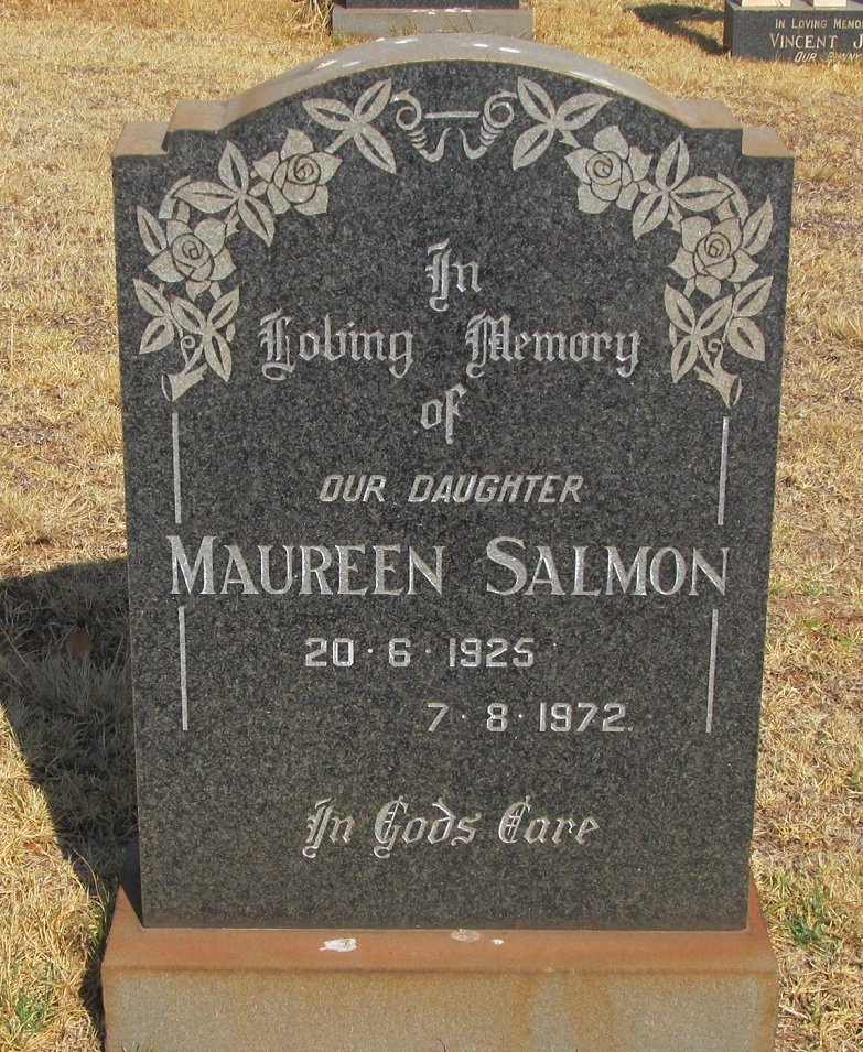 SALMON Maureen 1925-1972