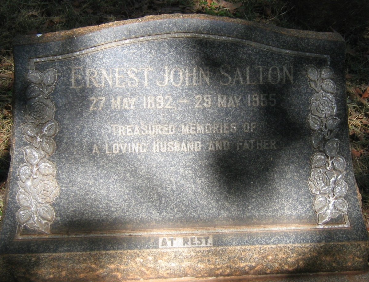 SALTON Ernest John 1892-1955