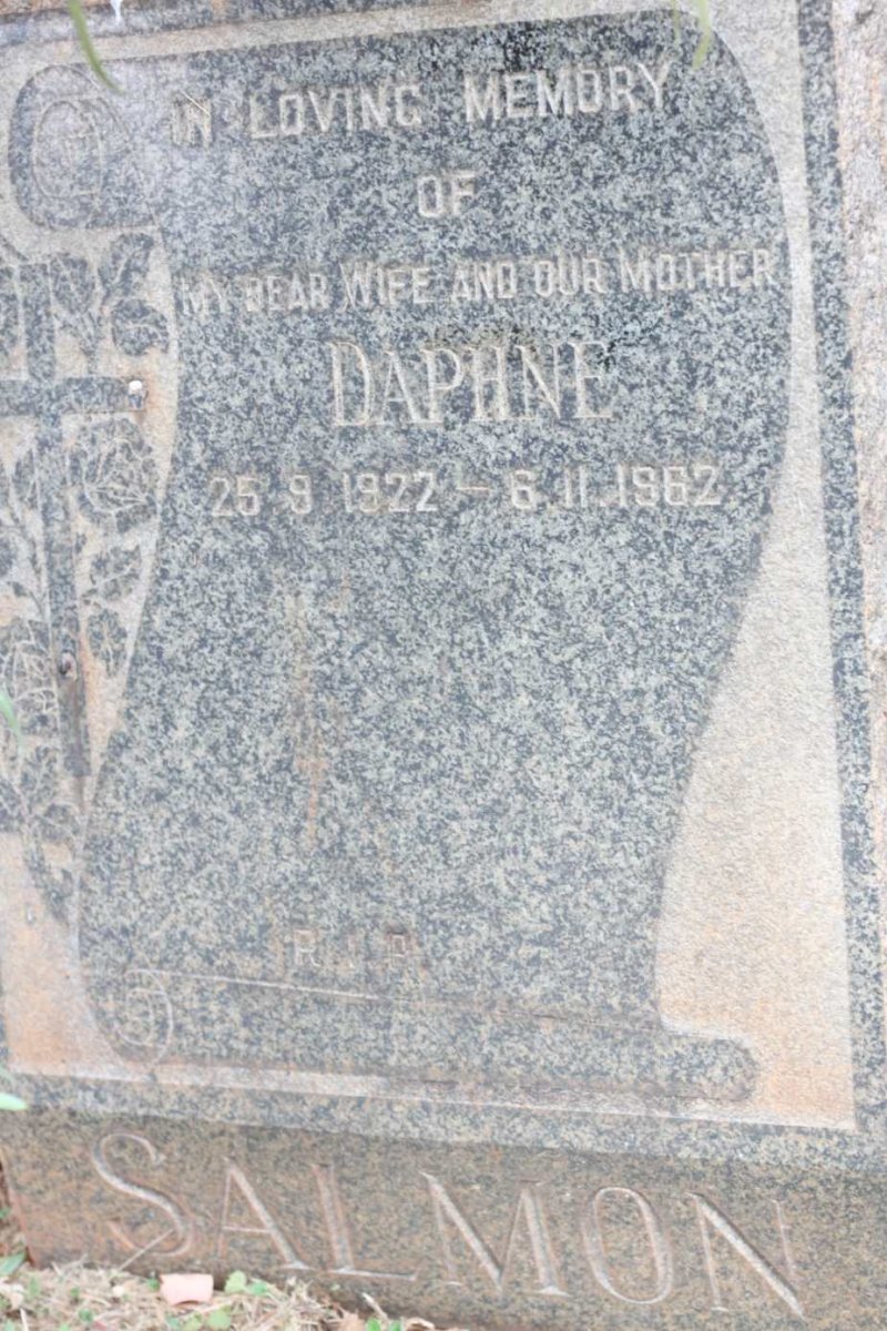 SALMON Daphne 1922-1962