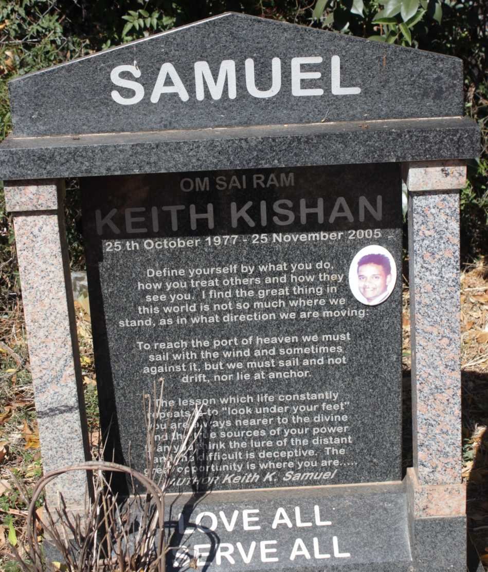 SAMUEL Keith Kishan 1977-2005