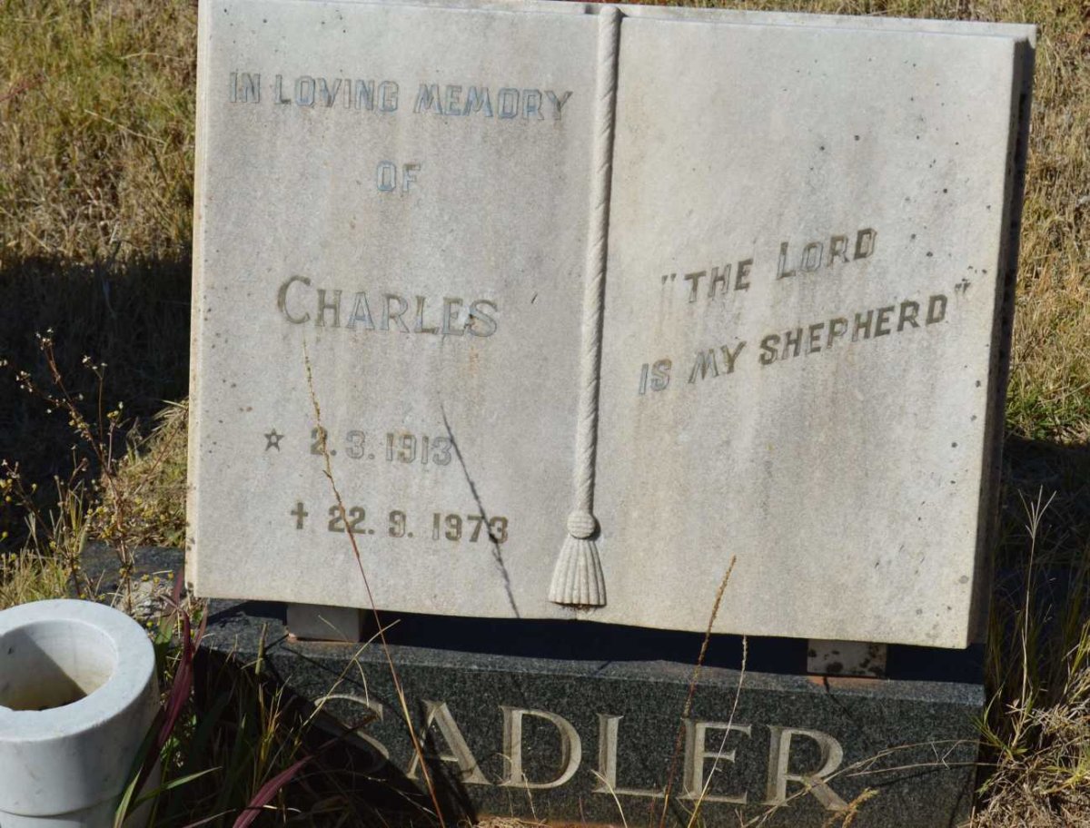SADLER Charles 1913-1973