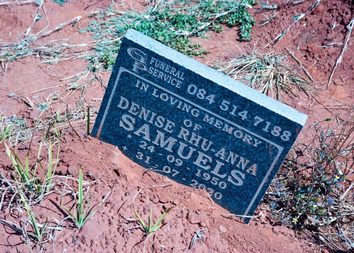 SAMUELS Denise Rhu-Anna 1950-2020
