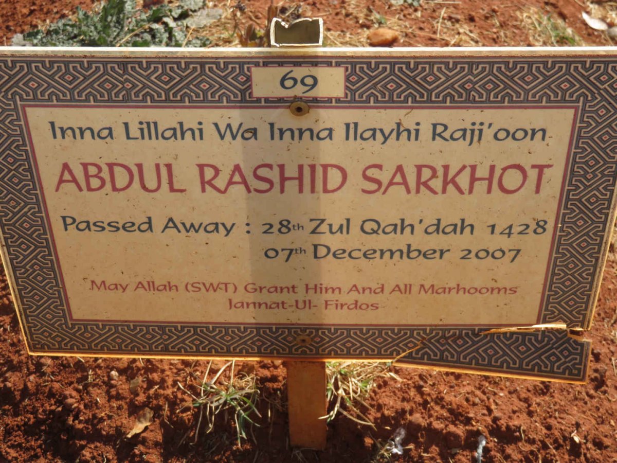 SARKHOT Abdul Rashid -2007