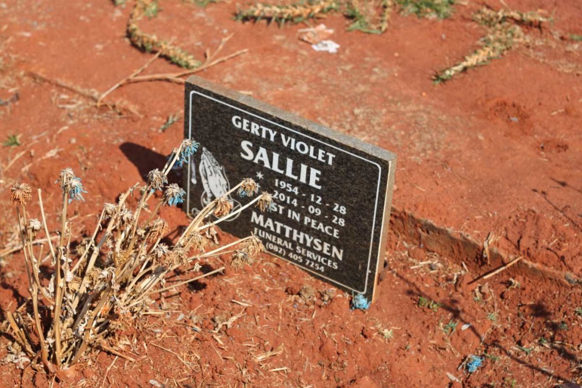 SALLIE Gerty Violet 1954-2014