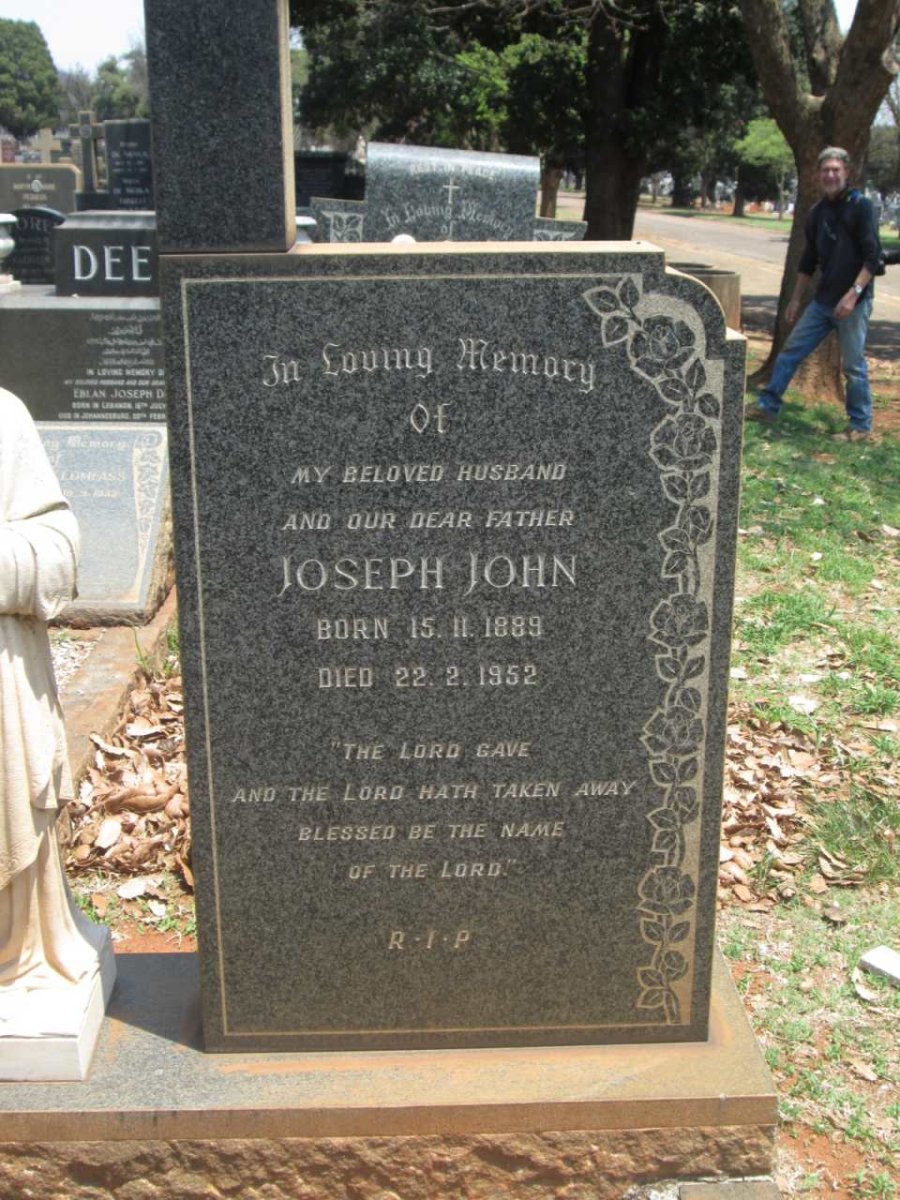 SADIE Joseph John 1889-1952 &amp; Mantura 1894-1969 :: SADIE George 1922-1999