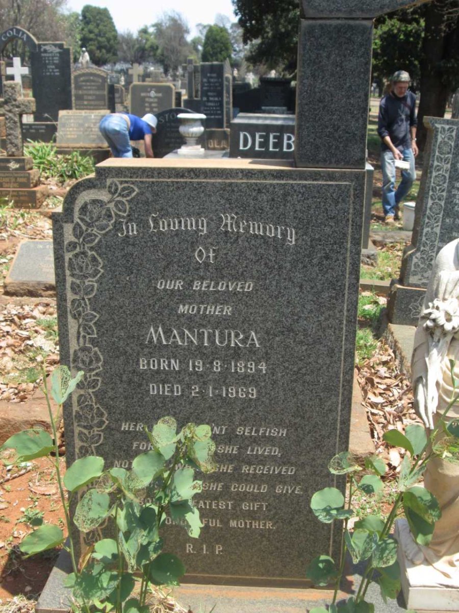 SADIE Joseph John 1889-1952 &amp; Mantura 1894-1969 :: SADIE George 1922-1999