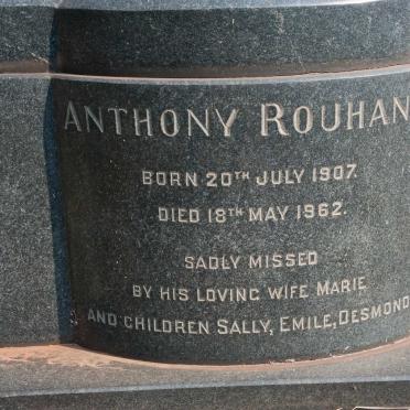 SAKER Anthony Rouhana 1907-1962