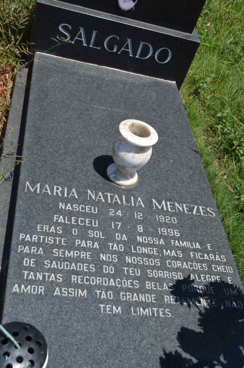 SALGADO Francisco Goncalves 1914-1972 &amp; Maria Natalia Menezes 1920-1996