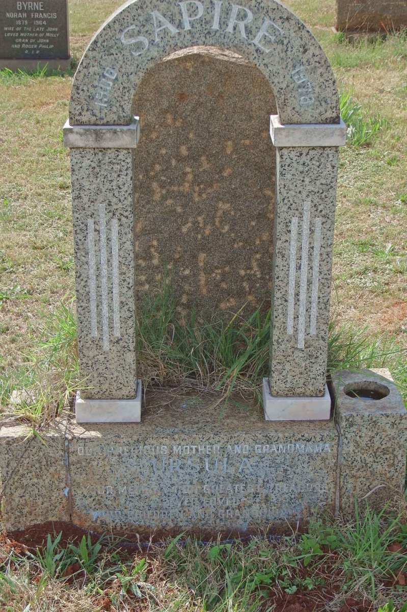 SAPIRE Ursula 1900-1978