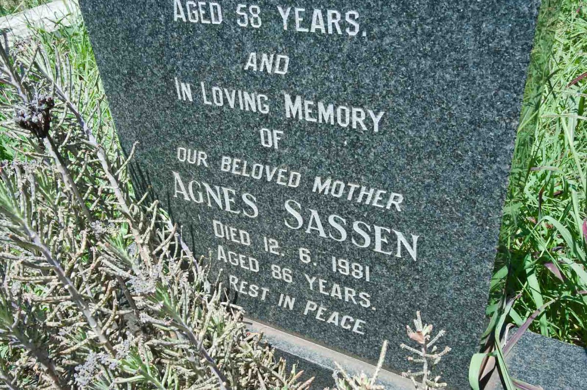 SASSEN Agnes -1981