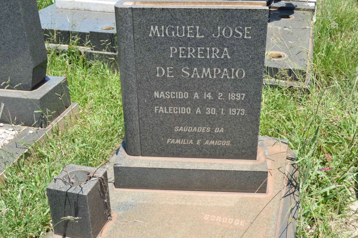 SAMPAIO Miguel Jose Pereira, de 1897-1973