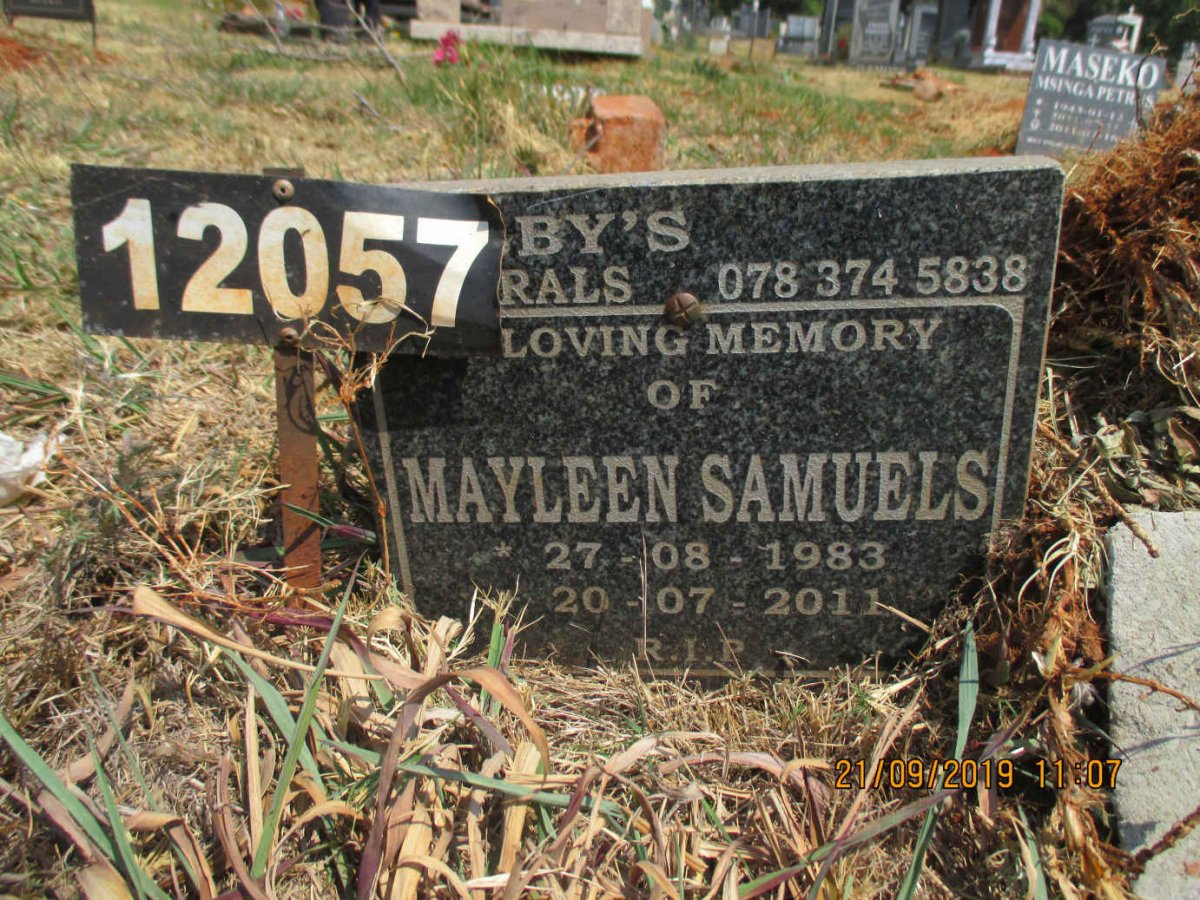 SAMUELS Mayleen 1983-2011