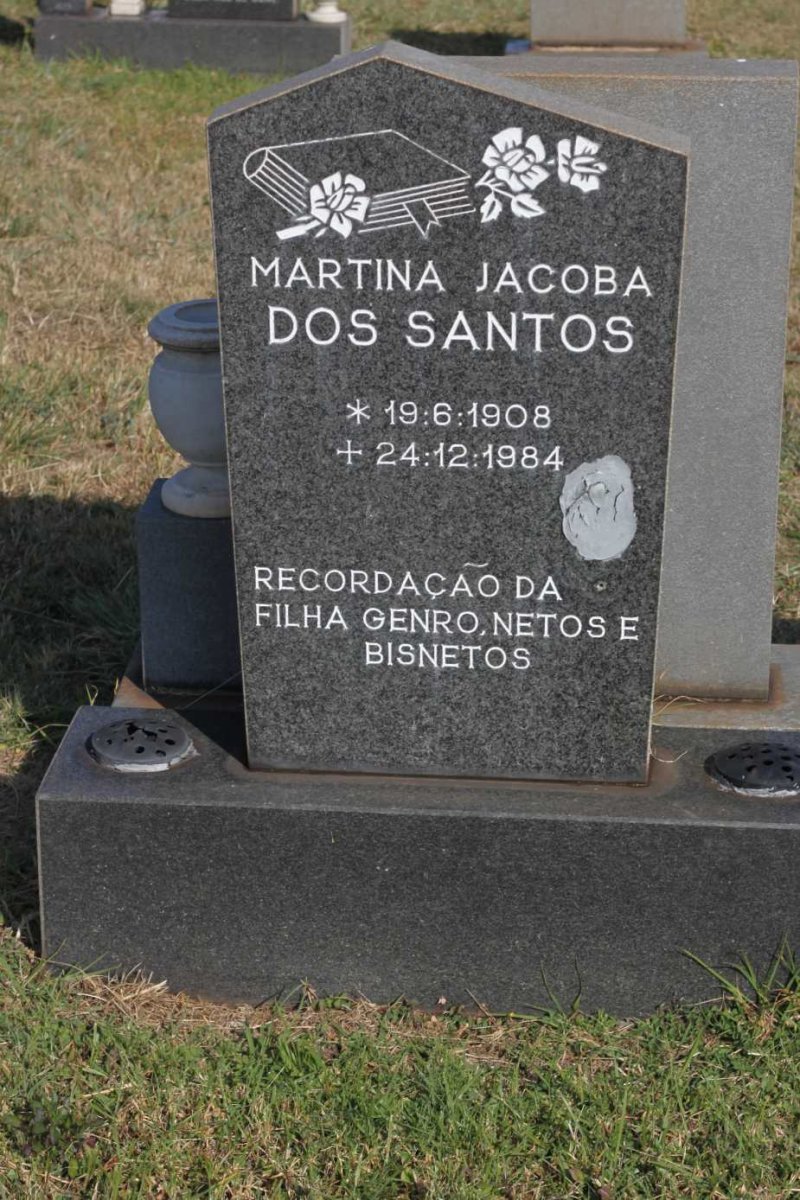 SANTOS Martina Jacoba, dos 1908-1984