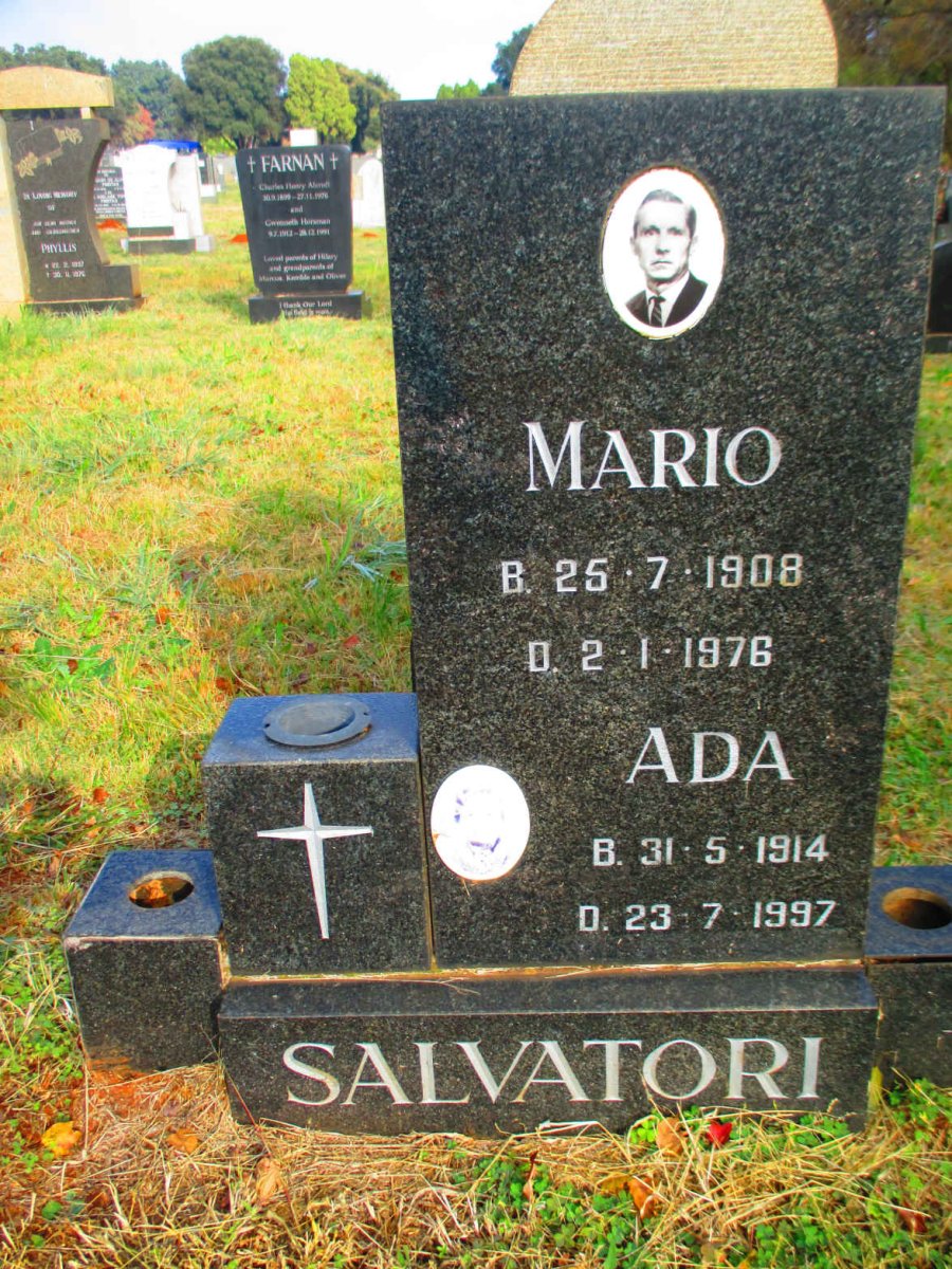 SALVATORI Mario 1908-1976 &amp; Ada 1914-1997